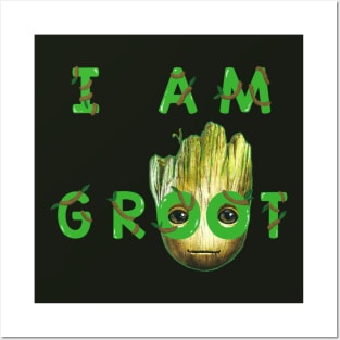 I am Groot Posters and Art